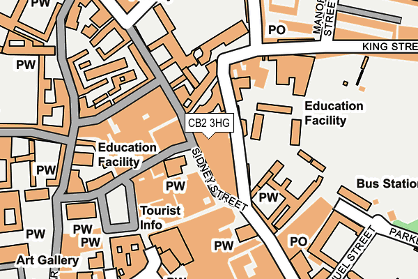 CB2 3HG map - OS OpenMap – Local (Ordnance Survey) CB2 3HG map - OS OpenMap – Local (Ordnance Survey)
