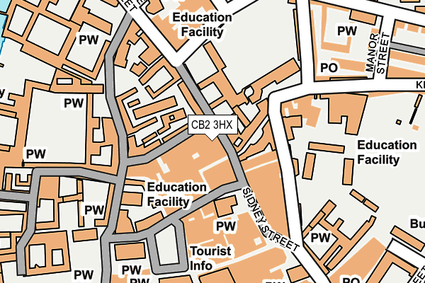 CB2 3HX map - OS OpenMap – Local (Ordnance Survey) CB2 3HX map - OS OpenMap – Local (Ordnance Survey)