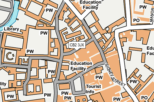 CB2 3JX map - OS OpenMap – Local (Ordnance Survey) CB2 3JX map - OS OpenMap – Local (Ordnance Survey)