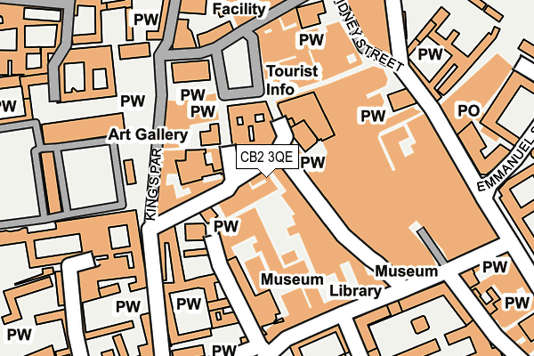 CB2 3QE map - OS OpenMap – Local (Ordnance Survey) CB2 3QE map - OS OpenMap – Local (Ordnance Survey)