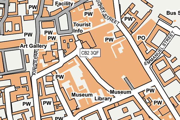 CB2 3QF map - OS OpenMap – Local (Ordnance Survey) CB2 3QF map - OS OpenMap – Local (Ordnance Survey)