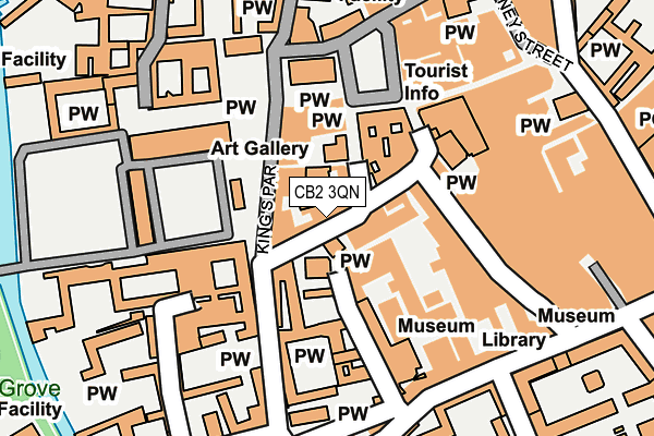 CB2 3QN map - OS OpenMap – Local (Ordnance Survey) CB2 3QN map - OS OpenMap – Local (Ordnance Survey)