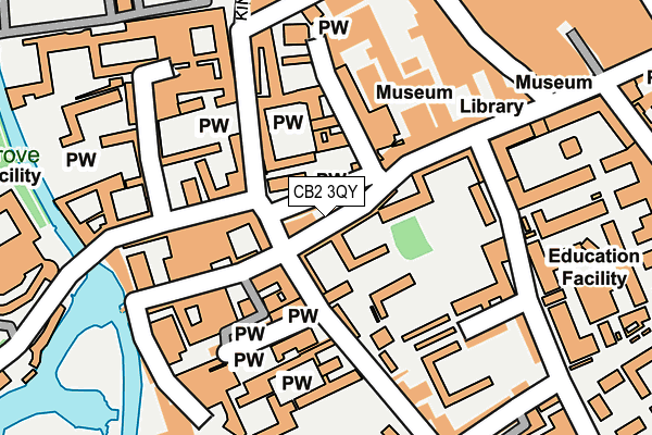 CB2 3QY map - OS OpenMap – Local (Ordnance Survey) CB2 3QY map - OS OpenMap – Local (Ordnance Survey)