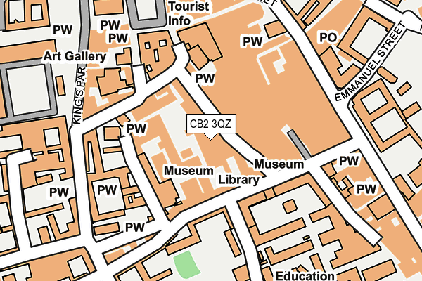 CB2 3QZ map - OS OpenMap – Local (Ordnance Survey) CB2 3QZ map - OS OpenMap – Local (Ordnance Survey)