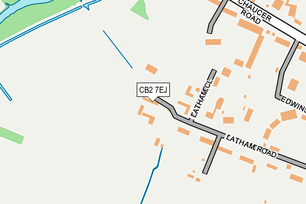 CB2 7EJ map - OS OpenMap – Local (Ordnance Survey) CB2 7EJ map - OS OpenMap – Local (Ordnance Survey)