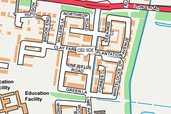CB2 9DE map - OS OpenMap – Local (Ordnance Survey) CB2 9DE map - OS OpenMap – Local (Ordnance Survey)