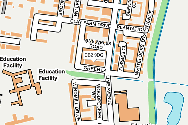 CB2 9DG map - OS OpenMap – Local (Ordnance Survey) CB2 9DG map - OS OpenMap – Local (Ordnance Survey)