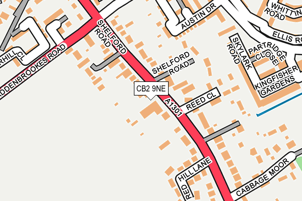 CB2 9NE map - OS OpenMap – Local (Ordnance Survey) CB2 9NE map - OS OpenMap – Local (Ordnance Survey)