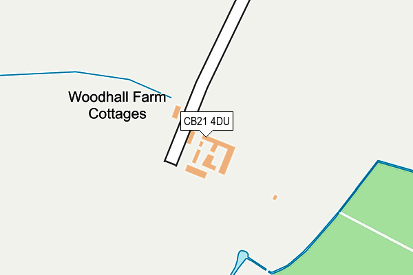 CB21 4DU map - OS OpenMap – Local (Ordnance Survey) CB21 4DU map - OS OpenMap – Local (Ordnance Survey)