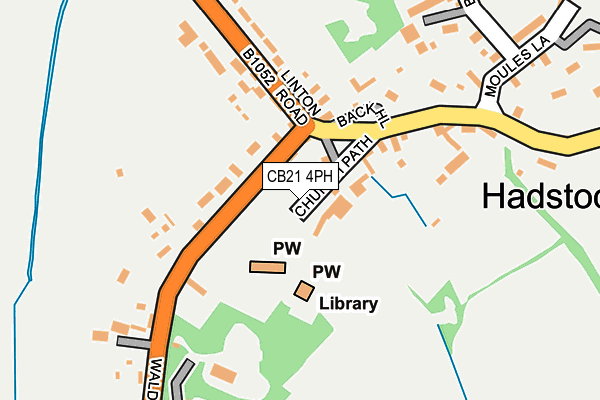 CB21 4PH map - OS OpenMap – Local (Ordnance Survey) CB21 4PH map - OS OpenMap – Local (Ordnance Survey)