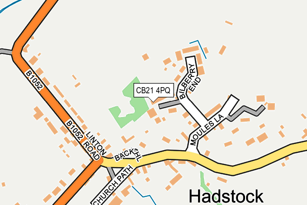CB21 4PQ map - OS OpenMap – Local (Ordnance Survey) CB21 4PQ map - OS OpenMap – Local (Ordnance Survey)