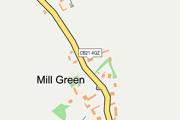 CB21 4QZ map - OS OpenMap – Local (Ordnance Survey) CB21 4QZ map - OS OpenMap – Local (Ordnance Survey)