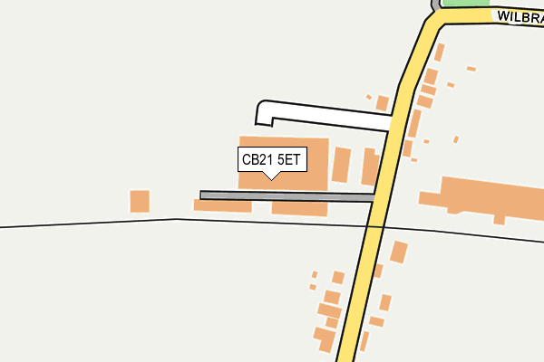CB21 5ET map - OS OpenMap – Local (Ordnance Survey) CB21 5ET map - OS OpenMap – Local (Ordnance Survey)