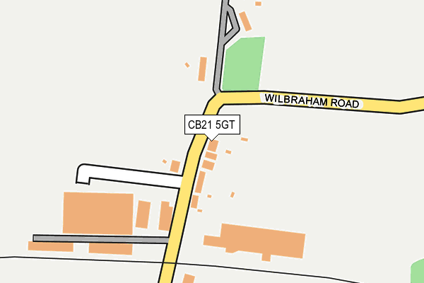 CB21 5GT map - OS OpenMap – Local (Ordnance Survey) CB21 5GT map - OS OpenMap – Local (Ordnance Survey)