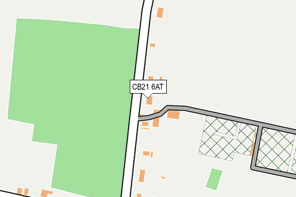 CB21 6AT map - OS OpenMap – Local (Ordnance Survey) CB21 6AT map - OS OpenMap – Local (Ordnance Survey)