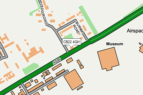 CB22 4QH map - OS OpenMap – Local (Ordnance Survey) CB22 4QH map - OS OpenMap – Local (Ordnance Survey)