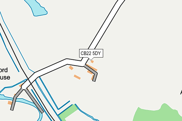 CB22 5DY map - OS OpenMap – Local (Ordnance Survey) CB22 5DY map - OS OpenMap – Local (Ordnance Survey)