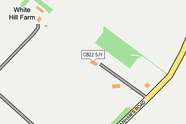 CB22 5JY map - OS OpenMap – Local (Ordnance Survey) CB22 5JY map - OS OpenMap – Local (Ordnance Survey)