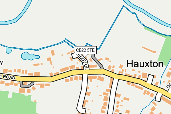 CB22 5TE map - OS OpenMap – Local (Ordnance Survey) CB22 5TE map - OS OpenMap – Local (Ordnance Survey)