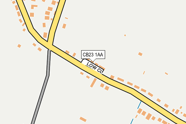 CB23 1AA map - OS OpenMap – Local (Ordnance Survey) CB23 1AA map - OS OpenMap – Local (Ordnance Survey)