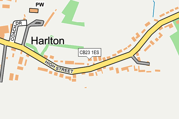 CB23 1ES map - OS OpenMap – Local (Ordnance Survey) CB23 1ES map - OS OpenMap – Local (Ordnance Survey)