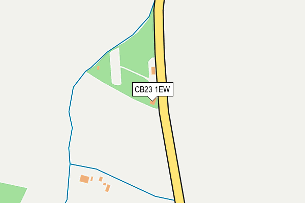 CB23 1EW map - OS OpenMap – Local (Ordnance Survey) CB23 1EW map - OS OpenMap – Local (Ordnance Survey)