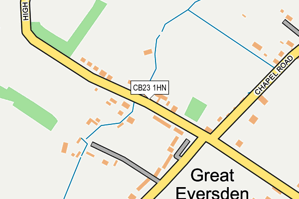 CB23 1HN map - OS OpenMap – Local (Ordnance Survey) CB23 1HN map - OS OpenMap – Local (Ordnance Survey)