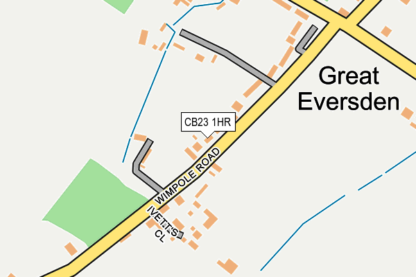 CB23 1HR map - OS OpenMap – Local (Ordnance Survey) CB23 1HR map - OS OpenMap – Local (Ordnance Survey)