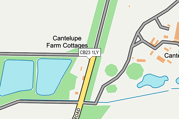 CB23 1LY map - OS OpenMap – Local (Ordnance Survey) CB23 1LY map - OS OpenMap – Local (Ordnance Survey)