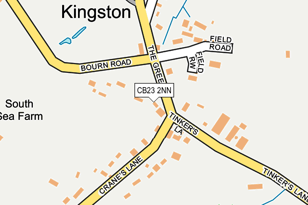 CB23 2NN map - OS OpenMap – Local (Ordnance Survey)