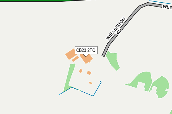 CB23 2TQ map - OS OpenMap – Local (Ordnance Survey) CB23 2TQ map - OS OpenMap – Local (Ordnance Survey)