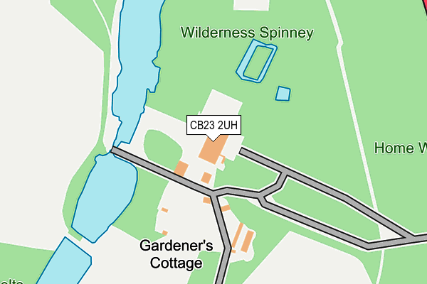 CB23 2UH map - OS OpenMap – Local (Ordnance Survey) CB23 2UH map - OS OpenMap – Local (Ordnance Survey)