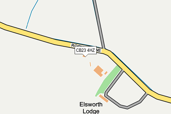 CB23 4HZ map - OS OpenMap – Local (Ordnance Survey) CB23 4HZ map - OS OpenMap – Local (Ordnance Survey)