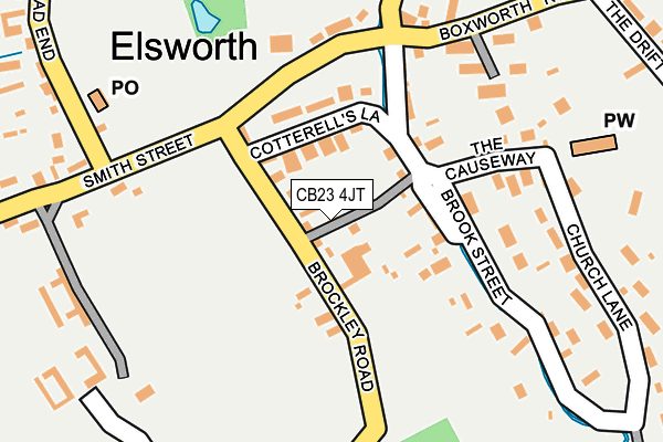 CB23 4JT map - OS OpenMap – Local (Ordnance Survey) CB23 4JT map - OS OpenMap – Local (Ordnance Survey)