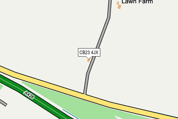 CB23 4JX map - OS OpenMap – Local (Ordnance Survey) CB23 4JX map - OS OpenMap – Local (Ordnance Survey)