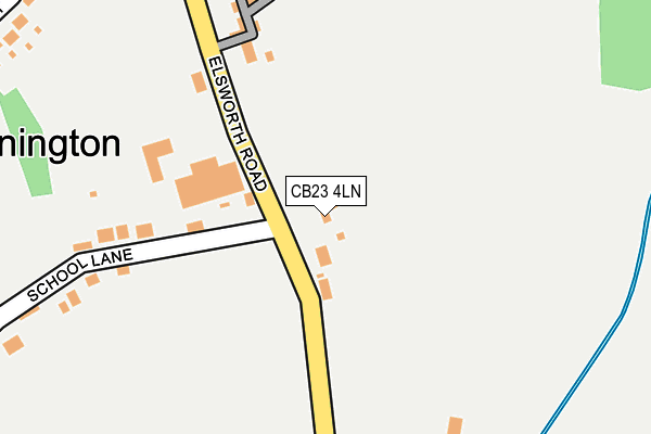 CB23 4LN map - OS OpenMap – Local (Ordnance Survey) CB23 4LN map - OS OpenMap – Local (Ordnance Survey)