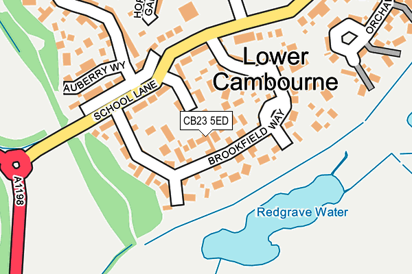 CB23 5ED map - OS OpenMap – Local (Ordnance Survey) CB23 5ED map - OS OpenMap – Local (Ordnance Survey)