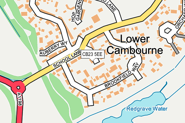 CB23 5EE map - OS OpenMap – Local (Ordnance Survey) CB23 5EE map - OS OpenMap – Local (Ordnance Survey)