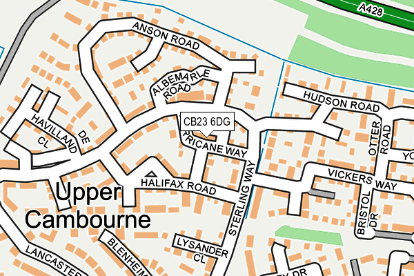 CB23 6DG map - OS OpenMap – Local (Ordnance Survey) CB23 6DG map - OS OpenMap – Local (Ordnance Survey)