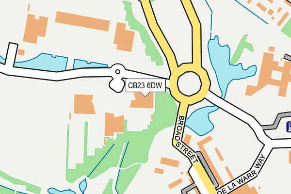 CB23 6DW map - OS OpenMap – Local (Ordnance Survey) CB23 6DW map - OS OpenMap – Local (Ordnance Survey)