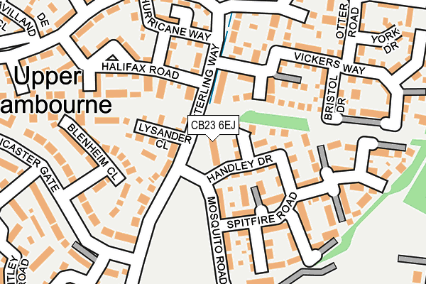 CB23 6EJ map - OS OpenMap – Local (Ordnance Survey) CB23 6EJ map - OS OpenMap – Local (Ordnance Survey)