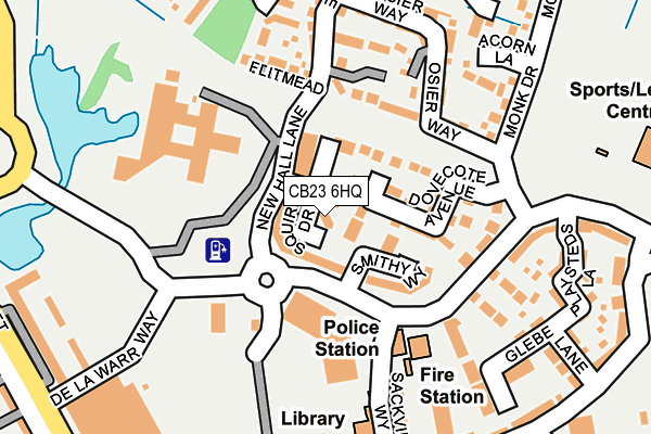 CB23 6HQ map - OS OpenMap – Local (Ordnance Survey) CB23 6HQ map - OS OpenMap – Local (Ordnance Survey)