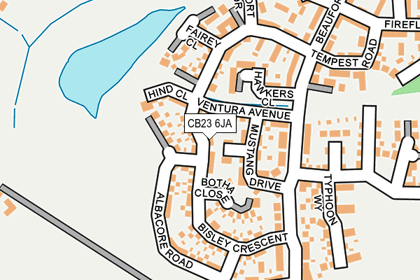 CB23 6JA map - OS OpenMap – Local (Ordnance Survey) CB23 6JA map - OS OpenMap – Local (Ordnance Survey)