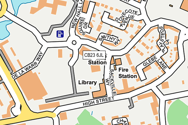 CB23 6JL map - OS OpenMap – Local (Ordnance Survey) CB23 6JL map - OS OpenMap – Local (Ordnance Survey)