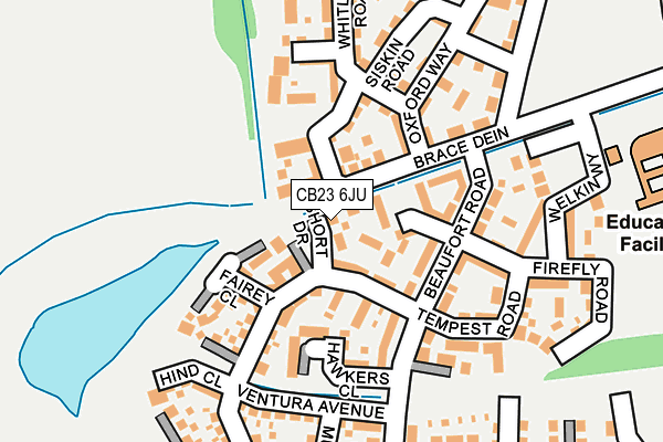 CB23 6JU map - OS OpenMap – Local (Ordnance Survey) CB23 6JU map - OS OpenMap – Local (Ordnance Survey)