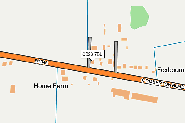 CB23 7BU map - OS OpenMap – Local (Ordnance Survey) CB23 7BU map - OS OpenMap – Local (Ordnance Survey)