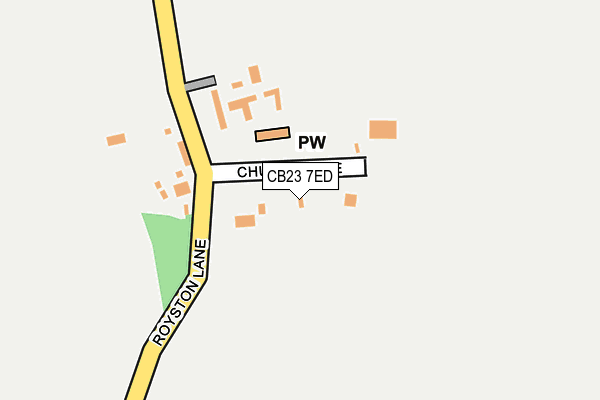 CB23 7ED map - OS OpenMap – Local (Ordnance Survey) CB23 7ED map - OS OpenMap – Local (Ordnance Survey)