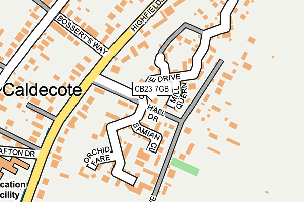 CB23 7GB map - OS OpenMap – Local (Ordnance Survey) CB23 7GB map - OS OpenMap – Local (Ordnance Survey)