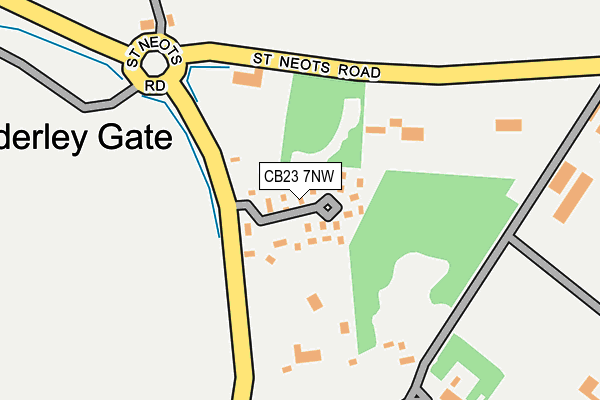 CB23 7NW map - OS OpenMap – Local (Ordnance Survey) CB23 7NW map - OS OpenMap – Local (Ordnance Survey)