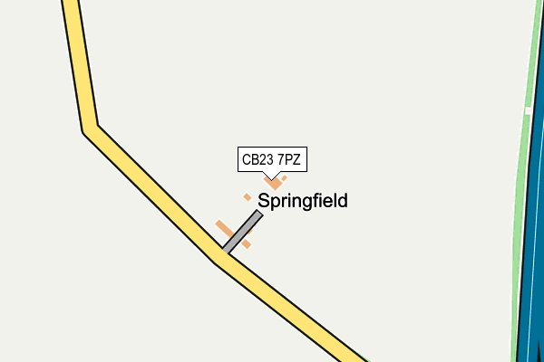 CB23 7PZ map - OS OpenMap – Local (Ordnance Survey) CB23 7PZ map - OS OpenMap – Local (Ordnance Survey)